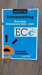 examen samenvatting VMBO TL/GL economie 2023-2024, Boeken, Schoolboeken, Economie, ExamenOverzicht, Ophalen, Gelezen