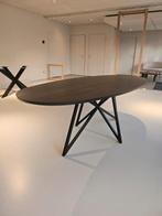 Massief eiken tafel, 220x100 Ovaal - showroom opruiming, Antiek en Kunst, Ophalen of Verzenden