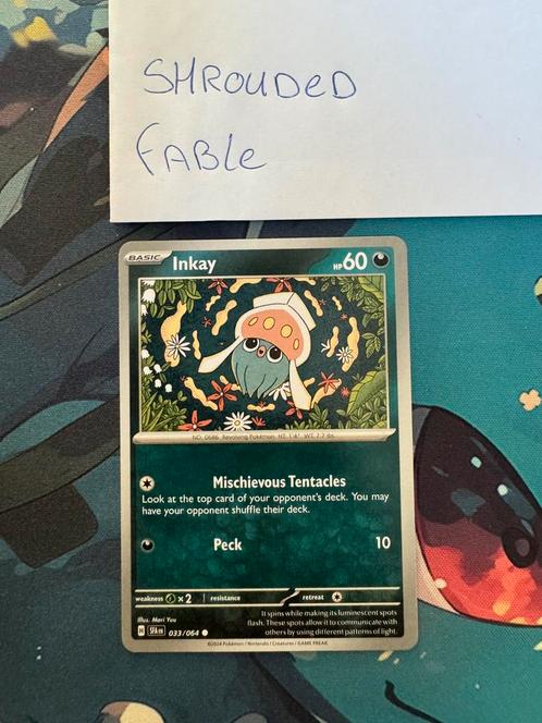 Pokémon kaarten Inkay #33, Hobby en Vrije tijd, Verzamelkaartspellen | Pokémon, Zo goed als nieuw, Ophalen of Verzenden