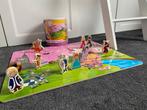 Houten vloerpuzzel prinsessen en ridders thema.Nieuwstaat, 2 tot 4 jaar, Zo goed als nieuw, Van hout, Meer dan 50 stukjes