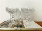 5x kristal champagne coupe / glazen, Ophalen of Verzenden, Gebruikt, Overige typen