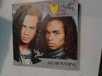 Milli vanilli 7inch all or nothing, Cd's en Dvd's, Vinyl Singles, Ophalen of Verzenden, Zo goed als nieuw
