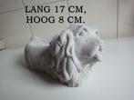HOND BETON TECKEL WAXINELICHTHOUDER, THEELICHTHOUDER HOND, Ophalen of Verzenden, Zo goed als nieuw, Hond of Kat, Opgezet dier