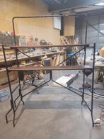 Kamersteiger / Klussteiger - Staal & Hout - Met Wielen, Doe-het-zelf en Verbouw, Steigers, Ophalen, Gebruikt, Rolsteiger of Kamersteiger