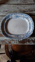Aardewerk beboterde grote brood- vleesschaal, Ophalen of Verzenden