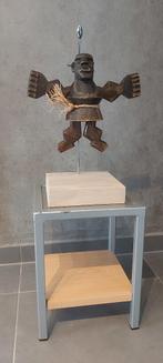 Afrikaanse kunst houten zandé beeldje, Antiek en Kunst, Kunst | Niet-Westerse kunst, Ophalen of Verzenden