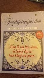 Scheurkalender 2026 - Tegeltjeswijsheden, Diversen, Kalenders, Ophalen