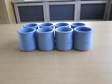 Cermer la fermiere 8 blauwe potjes D6,5cm H7,5cm beschikbaar voor biedingen