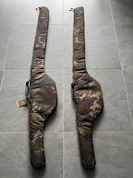 2 x Korda Compac Dark Kamo Padded Rod Sleeve 10ft ZGAN, Ophalen of Verzenden, Zo goed als nieuw, Overige typen
