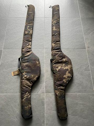 2 x Korda Compac Dark Kamo Padded Rod Sleeve 10ft ZGAN beschikbaar voor biedingen