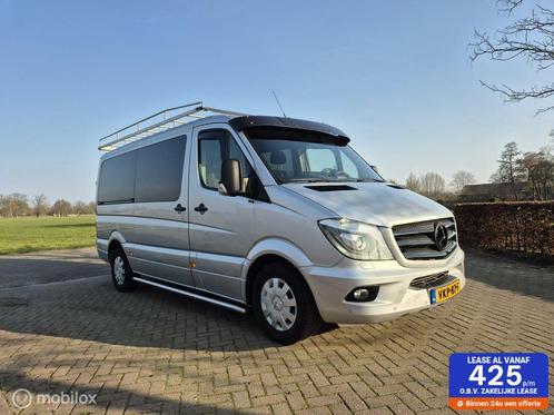 Mercedes Sprinter bestel 319 H2H1 met dub cabine, Auto's, Bestelauto's, Particulier, Te koop, ABS, Achteruitrijcamera, Airconditioning