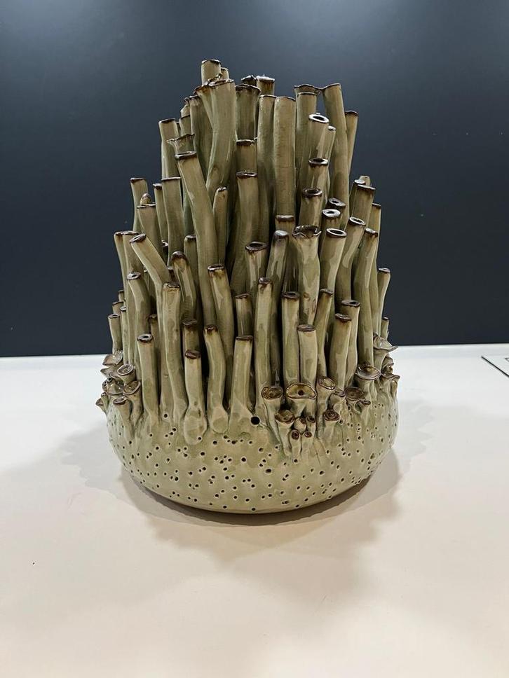 Keramische Koraal anemoon Sculptuur Judd-Resnick/Polspotten, Antiek en Kunst, Antiek | Keramiek en Aardewerk, Ophalen of Verzenden