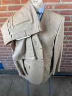 Luxe kostuum van Guy Laroche- Wol/ Linen- Beige- Mt 52-Nieuw, Nieuw, Maat 52/54 (L), Beige, Ophalen of Verzenden