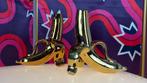 2 x banaan vaas goud keramiek Housevitamin Jonathan Adler, Overige kleuren, ., Aardewerk of Porselein, Ophalen of Verzenden