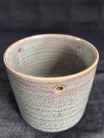 Hangpot Bloempot Keramiek Grijs, Tuin en Terras, Rond, Zo goed als nieuw, Aardewerk, Tuin