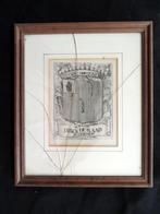 Familiewapen 1694, kopergravure; Dirck DE RAAD, Ophalen of Verzenden