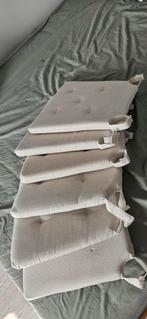 IKEA Justina Stoelkussens - Set van 6, Ophalen, Gebruikt, Wit, Scandinavisch