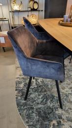 Armstoel, stof adore, kleur antraciet, Huis en Inrichting, Stoelen, Ophalen, Zo goed als nieuw, Grijs, Stof