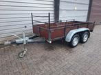 Hapert K2000 aanhanger tandemas bakwagen aanhangwagen dubbel, Ophalen of Verzenden, Gebruikt