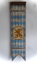 Handgeschilderd houten Oktoberfest vaandel / Biergarten, Ophalen of Verzenden, Nieuw