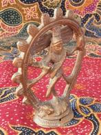Oud brons beeldje uit India van Shiva 8,4 cm., Antiek en Kunst, Ophalen of Verzenden