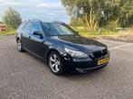 BMW 5-Serie 2.5 I 523 Touring AUT 2007 Zwart, Beige, Zwart, Stationwagon, Particulier