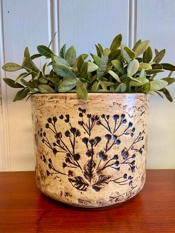 Vintage bloempot jaren 60/70 retro pot keramiek beschikbaar voor biedingen