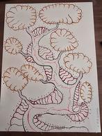 Abstracte Kunst op A3 Papier, Ophalen of Verzenden