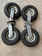Zwenkwiel 2 x bokwiel 2x, Doe-het-zelf en Verbouw, Zwenkwielen, Ophalen of Verzenden, Zo goed als nieuw