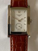 Longines-horloge in art deco-stijl, model L5.655.4., Overige merken, Leer, Staal, Polshorloge