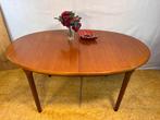 Gratis bezorging!Mid Century retro teak ovale eettafel 1960, Gebruikt, Mid century retro vintage teak ovale eettafel McIntosh 1960