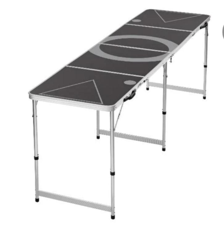 Bierpongtafel plus 48 delige set met bekers/ballen. Nieuw., Hobby en Vrije tijd, Feestartikelen, Nieuw, Overige typen, Overige