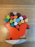 Janod - Stapeltuimelaar Nutty de Eekhoorn Houten Balansspel, Ophalen of Verzenden, Zo goed als nieuw, Meubelstuk of Keukentje