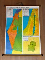 Wandkaart Palastina Israel Jeruzalem, Ophalen of Verzenden, Aardrijkskunde