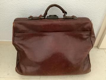 Lederen laptop tas laptoptas cognac kleur leer tas werktas beschikbaar voor biedingen