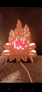 Kerst Vensterverlichting - Houten Kandelaar, Diversen, Kerst, Ophalen of Verzenden, Nieuw