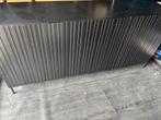 WOOOD Grand Gravure dressoir grenen zwart, Ophalen, Met deur(en), 150 tot 200 cm, Grenenhout