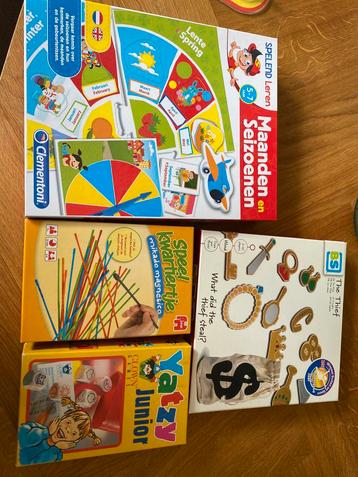 4 spellen voor kids 5 t/m 7 jaar beschikbaar voor biedingen