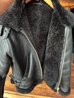 Pilot//aviator / bomber stoere echte schapenwacht jas, Kleding | Dames, Jassen | Winter, Ophalen of Verzenden, Zo goed als nieuw