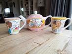 Theepot en 2 mokken van Blond Amsterdam, Blond Amsterdam, Ophalen of Verzenden, Zo goed als nieuw, Kop(pen) en/of Schotel(s)