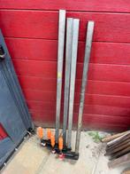 4x lijmklemmen 120 cm lang, Doe-het-zelf en Verbouw, Gereedschap | Handgereedschap, Ophalen of Verzenden, Zo goed als nieuw