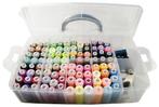 100 Klosjes Polyester Naaigaren Set / Garen Naaien Klossen, Verzenden, Nieuw, Garen of Naald(en)