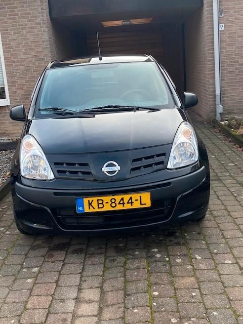 Nissan Pixo 1.0 50KW 5D 2013 Zwart, Auto's, Nissan, Particulier, Pixo, Benzine, A, Hatchback, Handgeschakeld, Geïmporteerd, Zwart