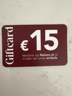 Cadeaubon Nelson NIEUW, Tickets en Kaartjes, Kortingen en Cadeaubonnen, Eén persoon, Cadeaubon, Overige typen