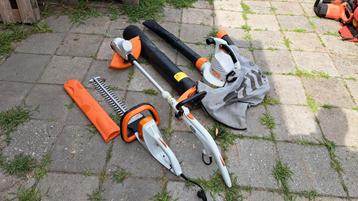 Stihl tuinondrhoudset 230V schaar HSE 42  FSE 52 EN BGE 81 beschikbaar voor biedingen