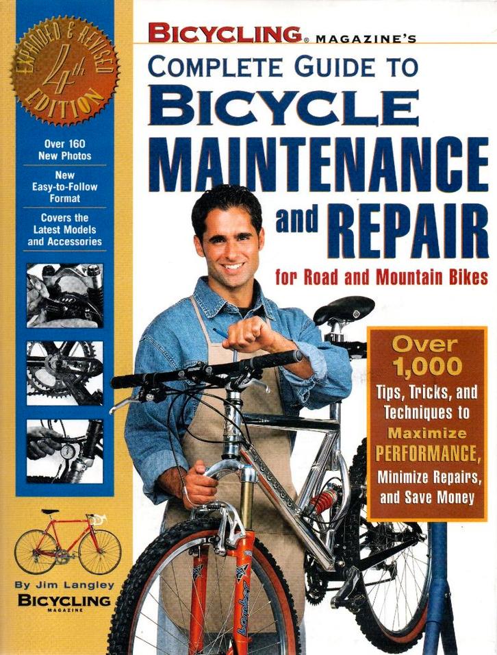 Complete Guide to Bicycle Maintenance and Repair, Boeken, Vervoer en Transport, Zo goed als nieuw, Overige vervoermiddelen, Ophalen of Verzenden