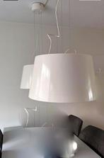 IKEA "KULLA" Plafondlamp hanglampen Wit metaal set van 2, Gebruikt, Ophalen of Verzenden, 50 tot 75 cm