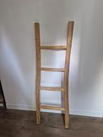 Decoratieve houten ladder, Huis en Inrichting, Ophalen, Zo goed als nieuw