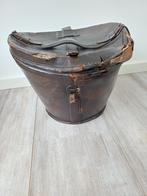Oude leren hoedendoos, Antiek en Kunst, Ophalen of Verzenden