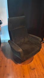 Vintage Draai/Lig fauteuil donker groen stoel, Ophalen, Vintage, Zo goed als nieuw, Stof